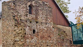 Burgus Bacharnsdorf, 1min, 0,2 km vom Heurigen Gasthof Pammer I Weingut Wachau entfernt
